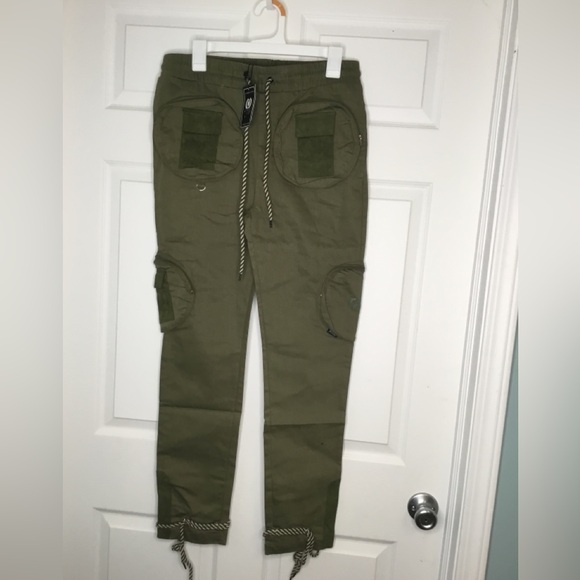 Hideout Clothing “Soul” Round Pocket Cargo Joggers - Size Medium - NWT - Picture 1 of 5